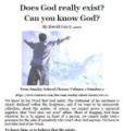 Sst01-01 Does God really exist?